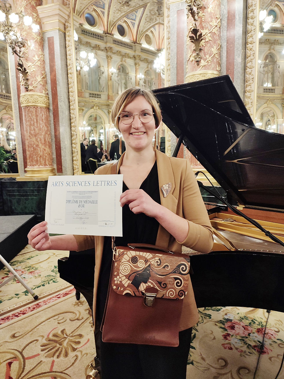 Médaille d'or 2025 · Académie des Arts Sciences et Lettres de Paris