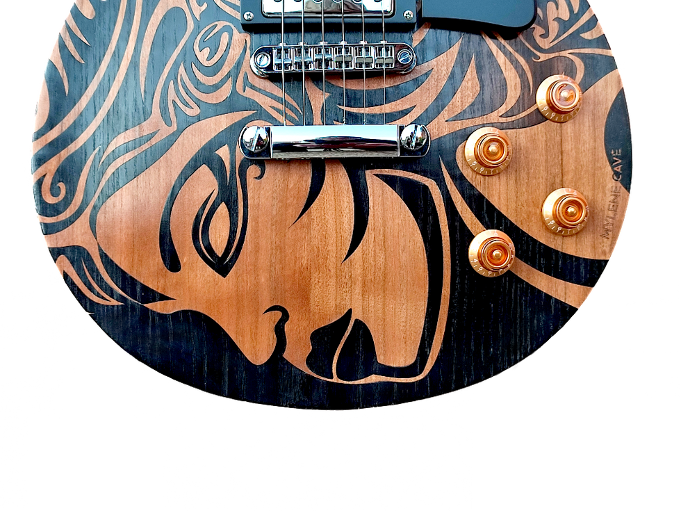 Guitare électrique sur mesure Medusa Mylène Cave.png