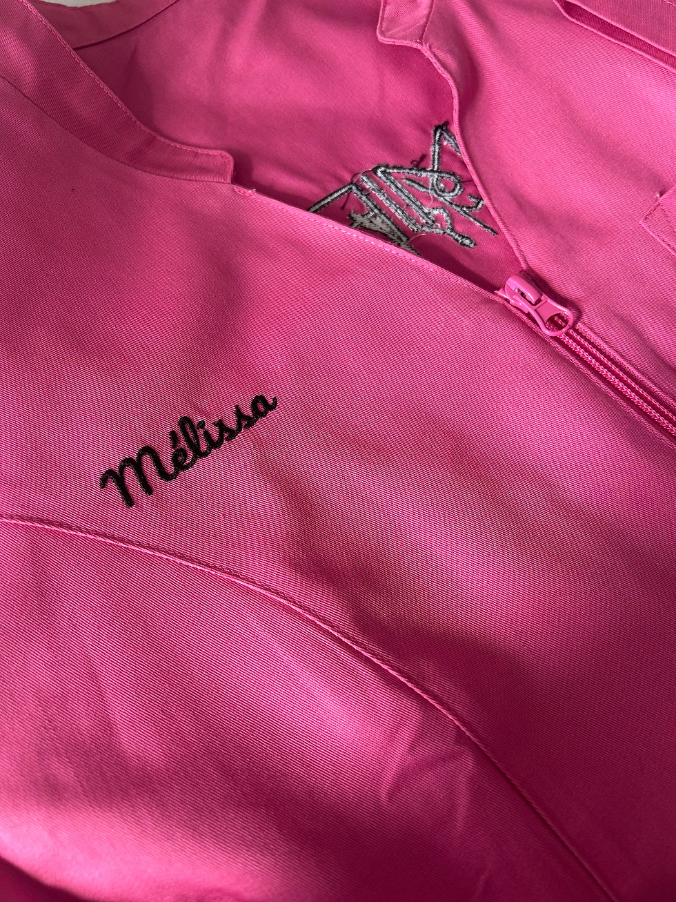 Blouse personnalisée avec logo