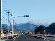 残雪たっぷりの中国山地。