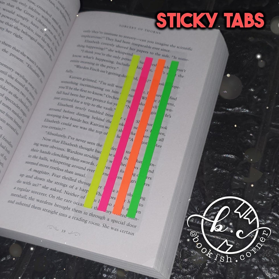 Thumbnail: Long thin sticky Tabs