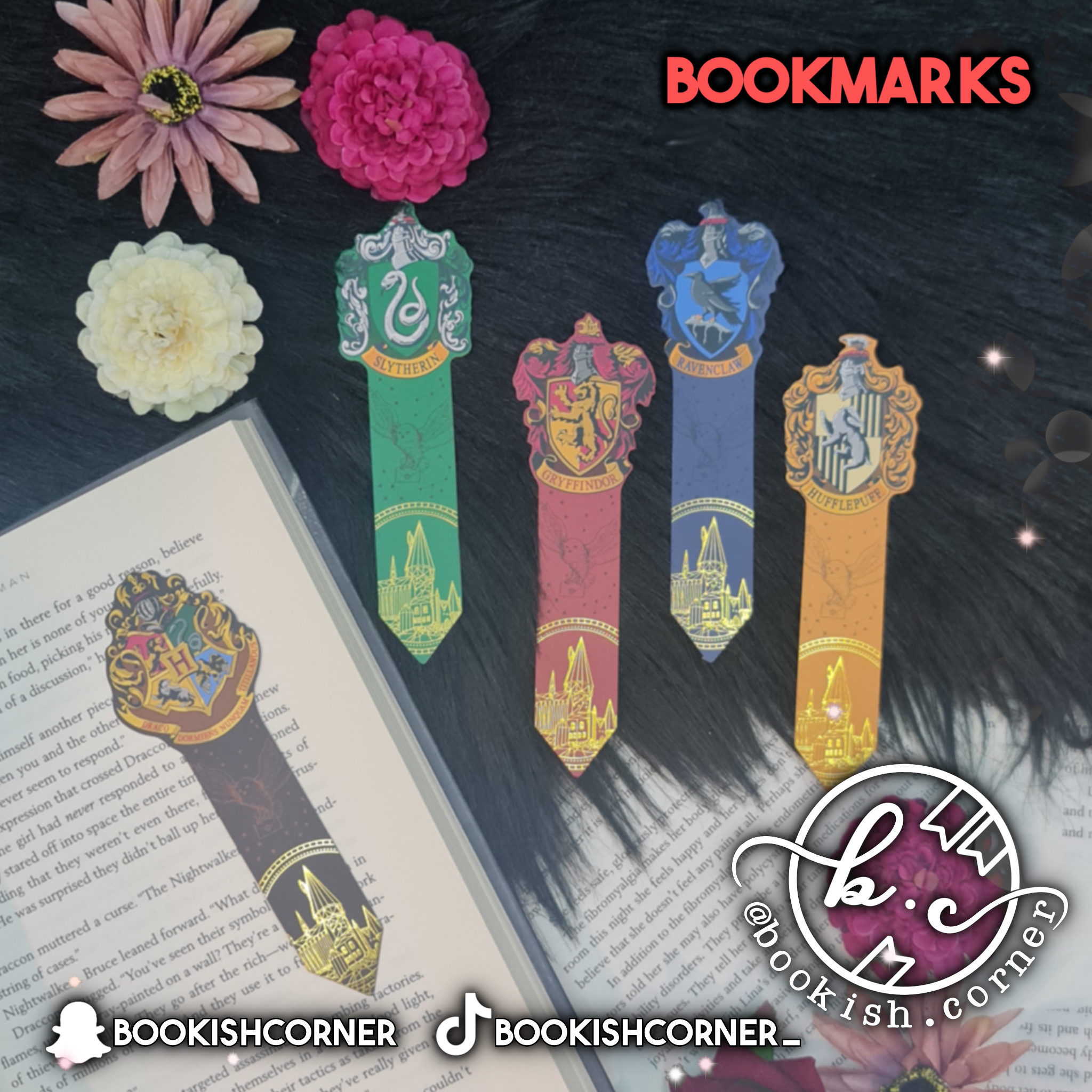 Harry Potter Bookmarks (set of 5)