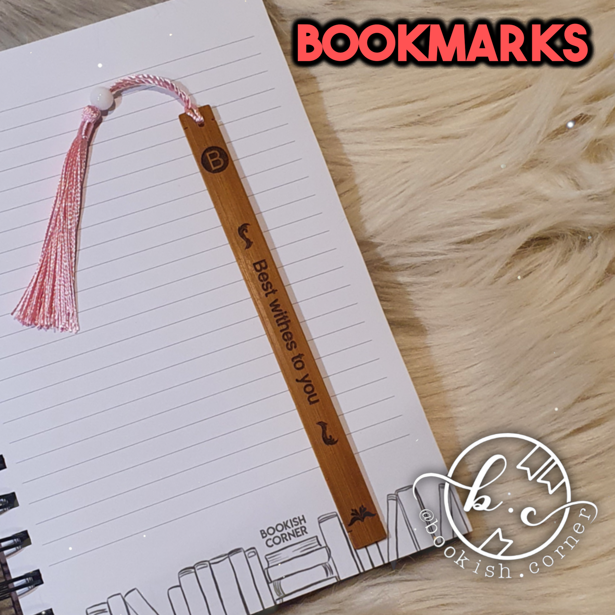 Wooden Bookmark (B)