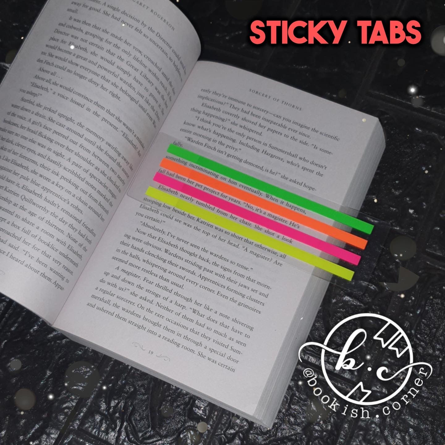 Long thin sticky Tabs