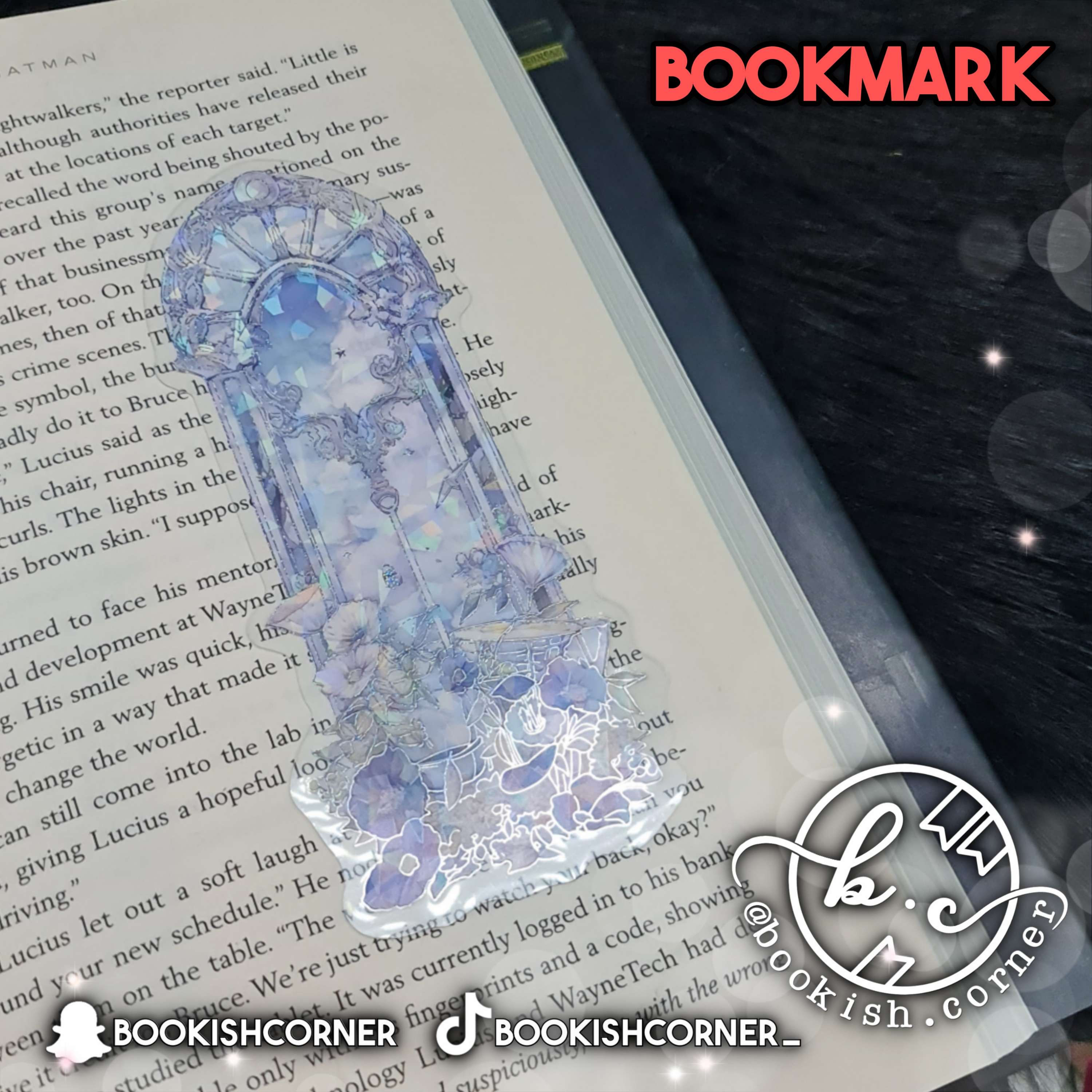 Glittery Bookmark G