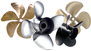 aluminum or stainless steel propellers