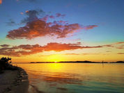 Shoreline of Shell Key on adults-only Sunset Cruise, St Pete