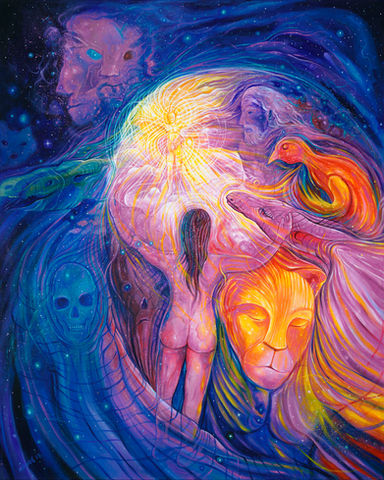 Eve & Adam in the Garden Amongst the Stars ©2018