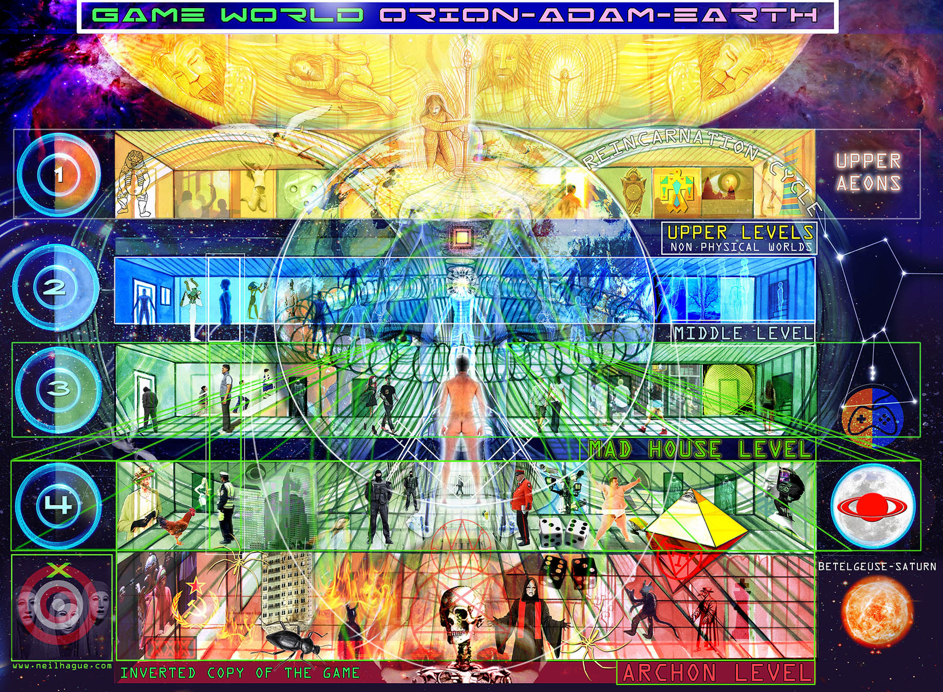 Game World Reality (House of Many Mansions) - Giclée Print (small)