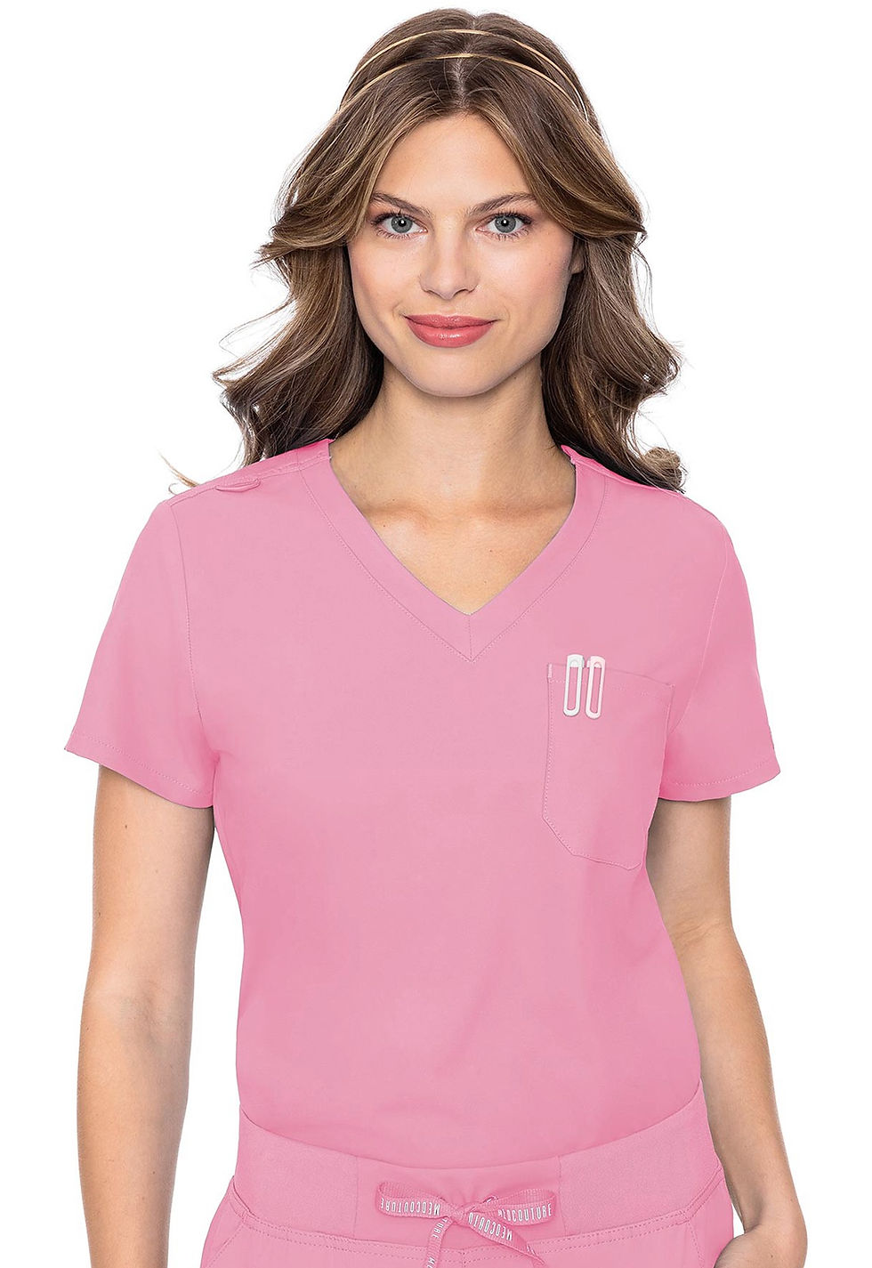 Thumbnail: Tanner Health Med Couture One Pocket Tuck-In Top