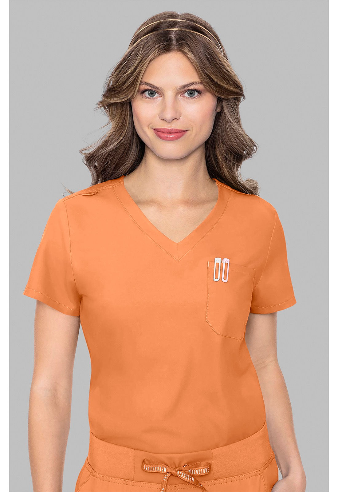 Tanner Health Med Couture One Pocket Tuck-In Top