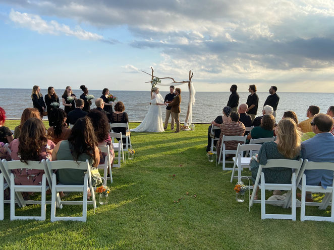 waterfront wedding, beach wedding, OBX, intimate wedding venue, destination wedding, wedding inspiration, east coast, unique wedding venue, intimate wedding venue, North Carolina, Virginia, Norfolk, Virginia Beach, Raleigh, Chesapeake