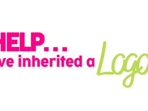 Text saying Help I've inherited a logo