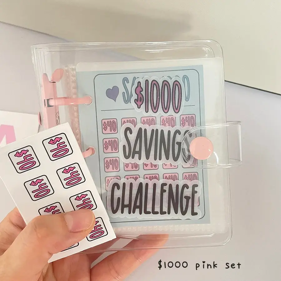 Thumbnail: Mini Binder Savings Challenge - $150/$300/$500/$1000