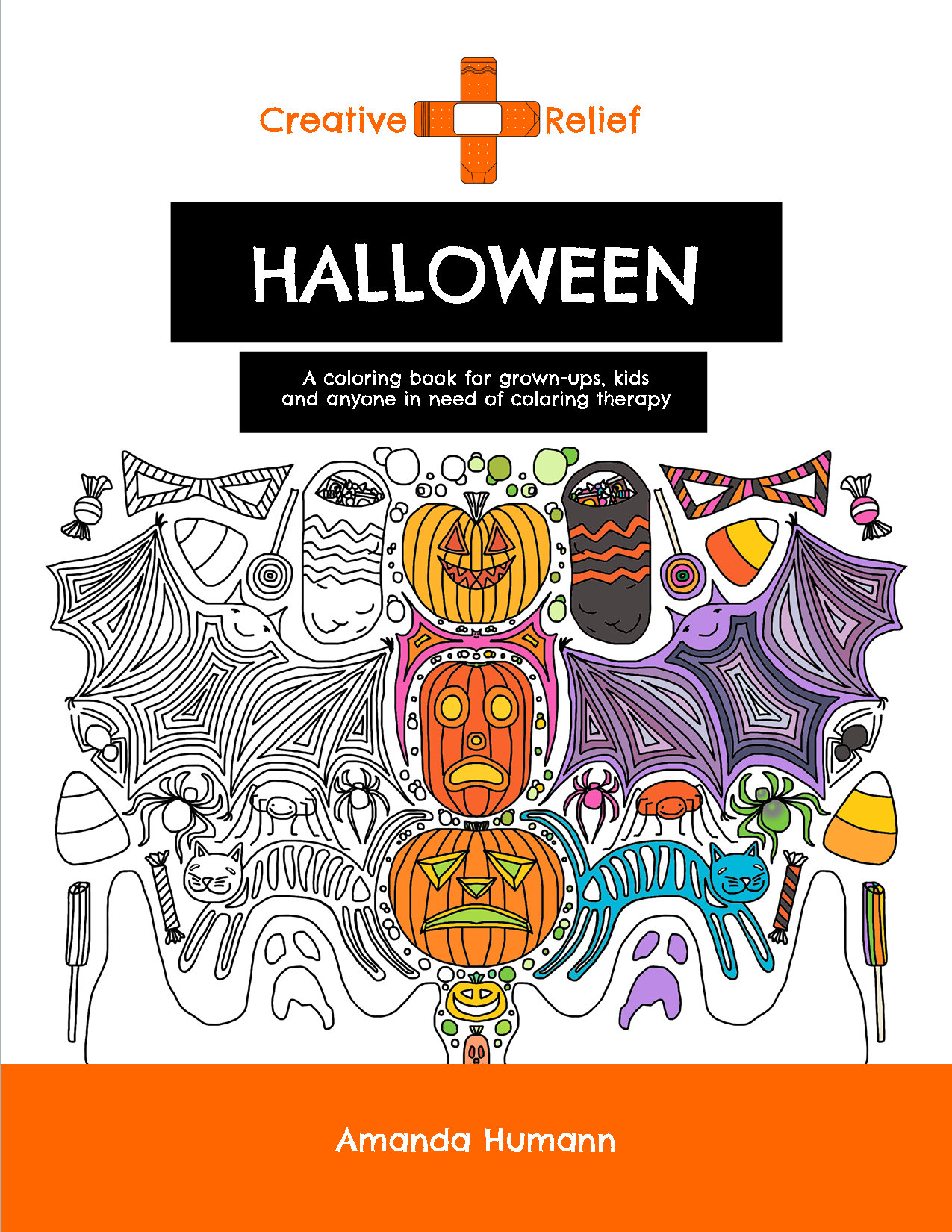 Creative Relief: Halloween Book