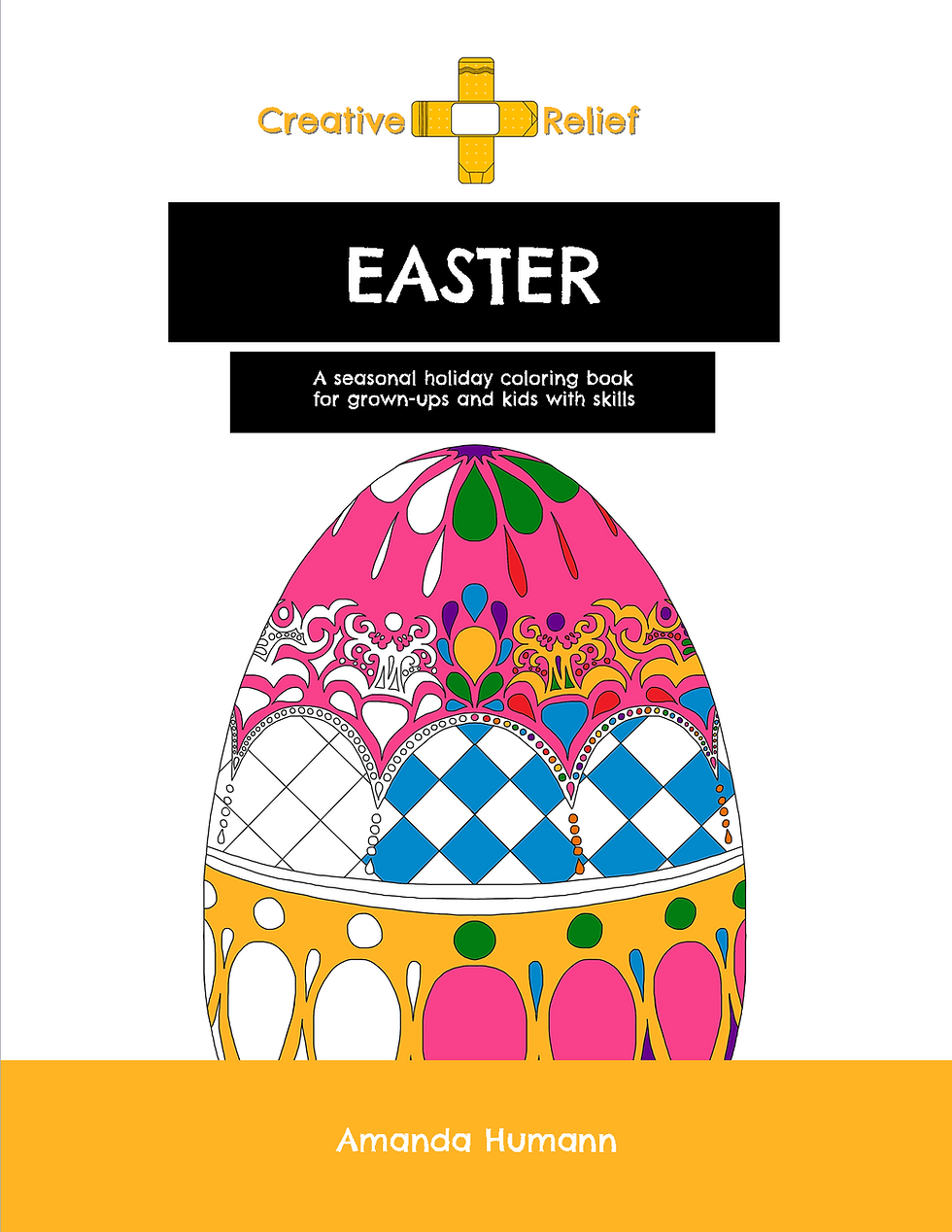 Easter coloring book for adults