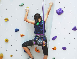 Woman Climbing Klimbos Bouldering