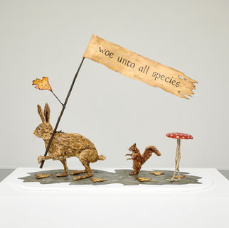 Exhibition installation at Leitrim Sculpture Centre Ireland by Jude Griebel