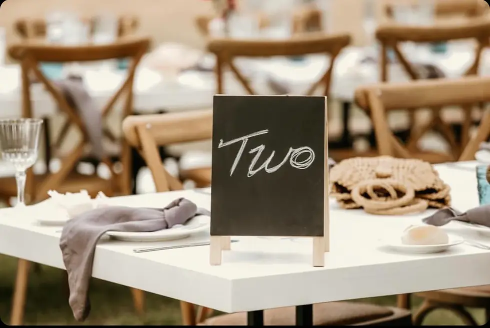 Thumbnail: White Timber Dining Table