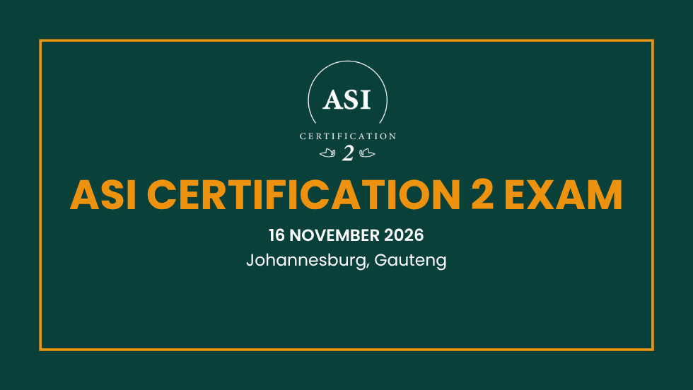 Gauteng | ASI Certification 2 Exam | 16th November 2026