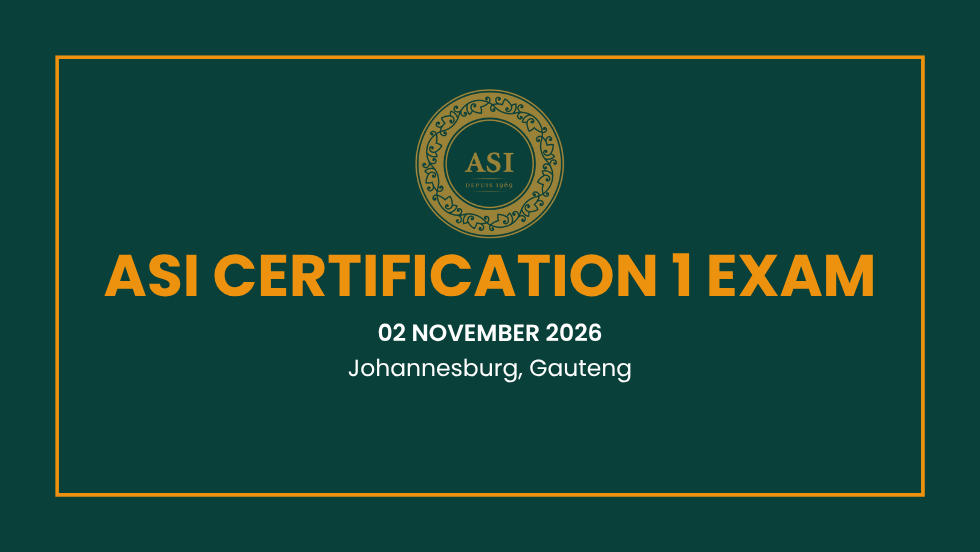 Gauteng | ASI Certification 1 Exam | 2nd November 2026