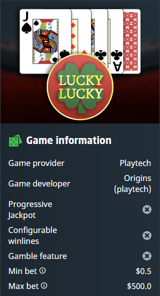 Lucky Lucky Blackjack