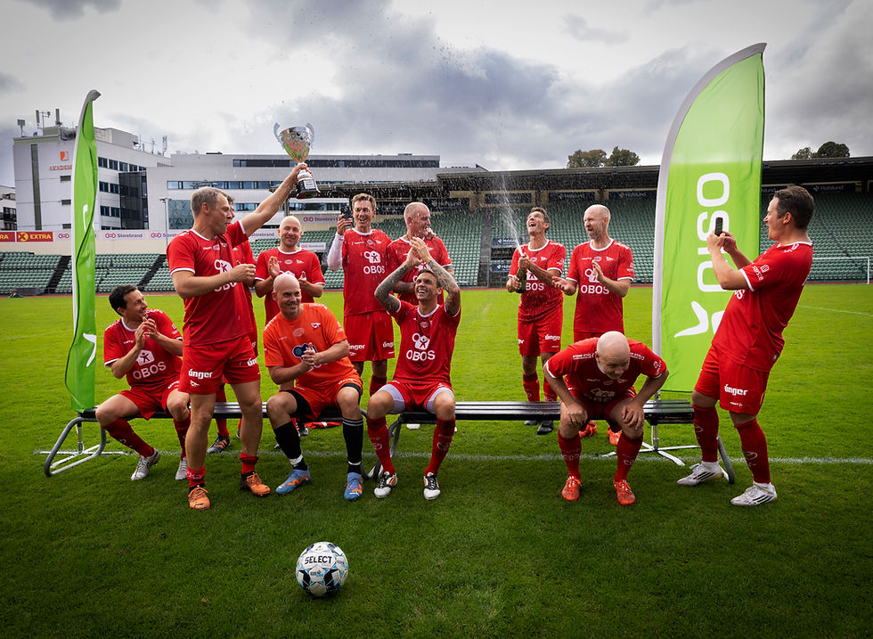 VANT: Fredrikstad jublet for NISO Old Star-seieren på Bislett lørdag ettermiddag