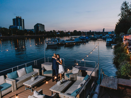 Hochzeitsreportage Blaues Wasser Frankfurt