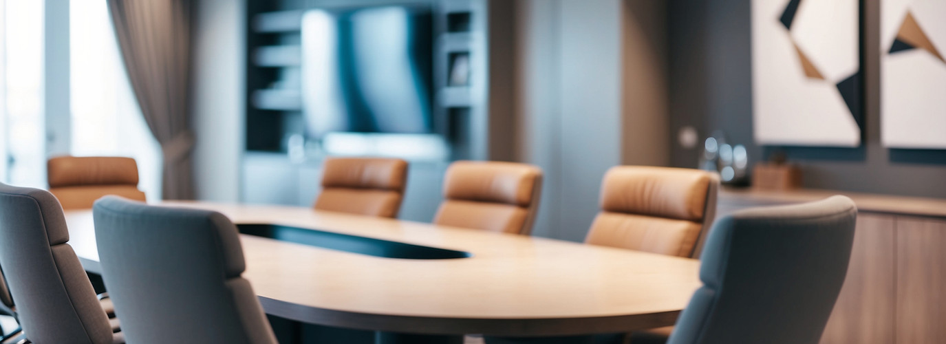 Boardroom meeting discussing corporate governance policies
