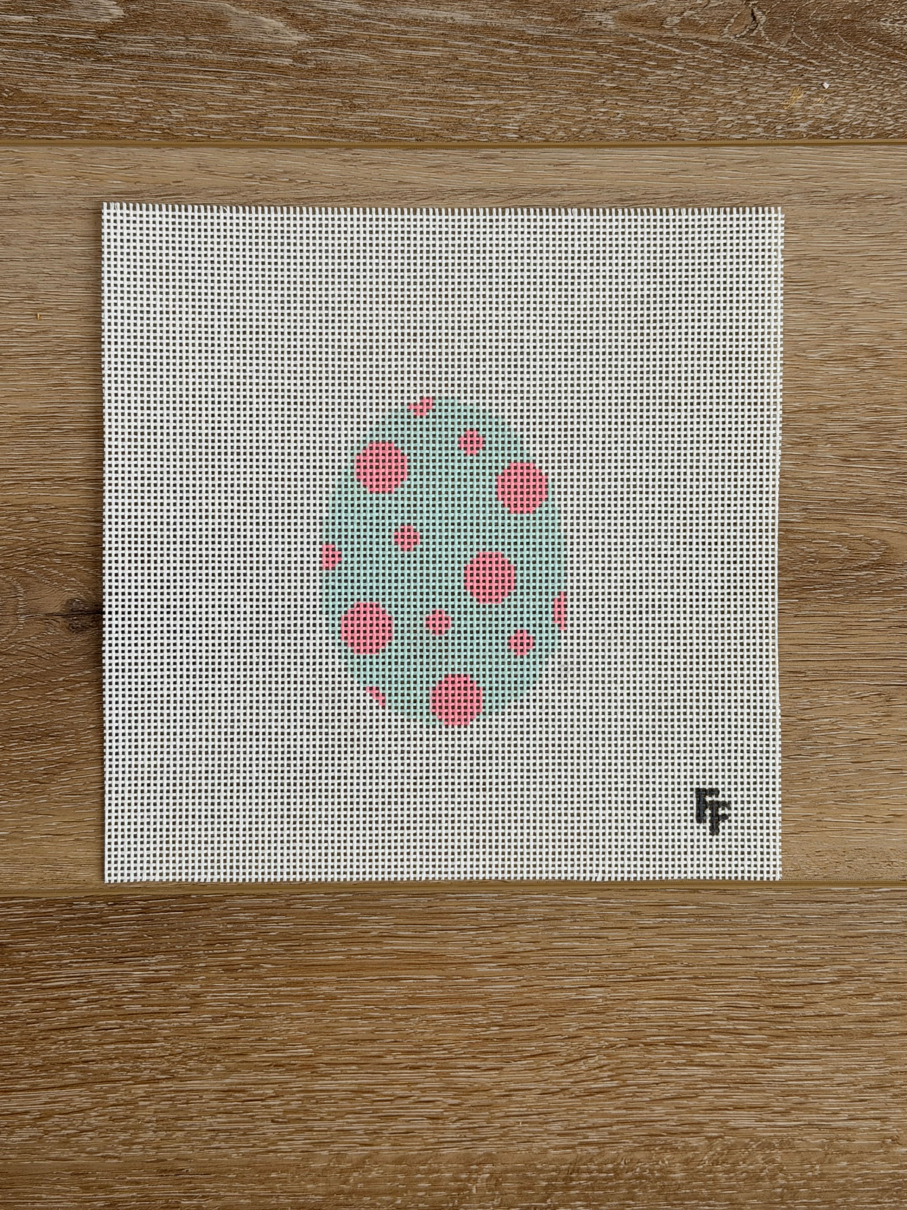 Blue & Pink Dot Easter Egg