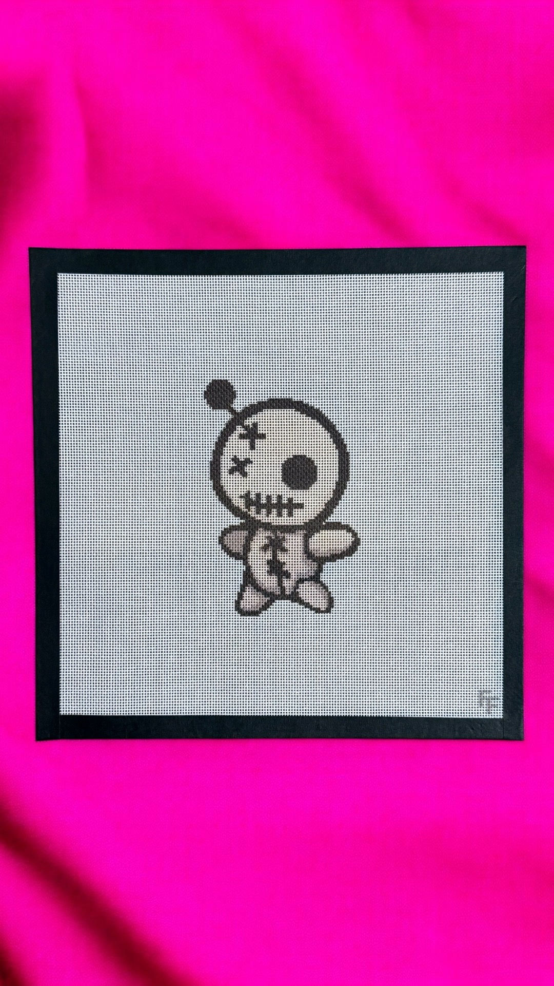 Voodoo Doll Needlepoint Canvas