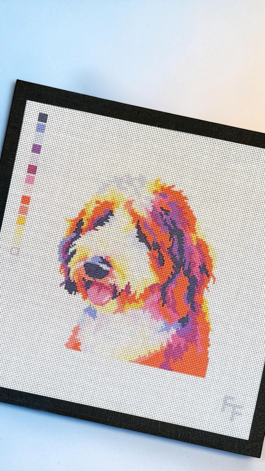 Colorful Custom Pet Portrait 