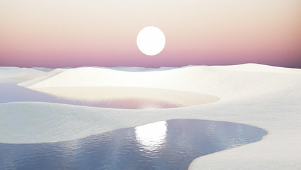 Image du soleil qui se reflète évoquant les relations.jpg