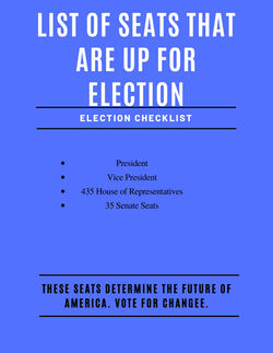 List of seats that are up for election