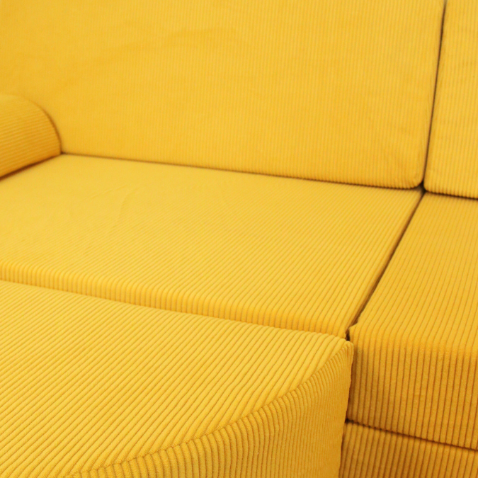 velours cotelé jaune moutarde
