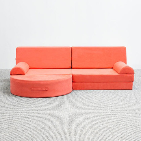 canapé de jeu igor couleur corail