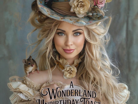 Art by Studio TeaZilla:A Wonderland Unbirthday Toast: To Tea, Tunes, and Too Many Goats