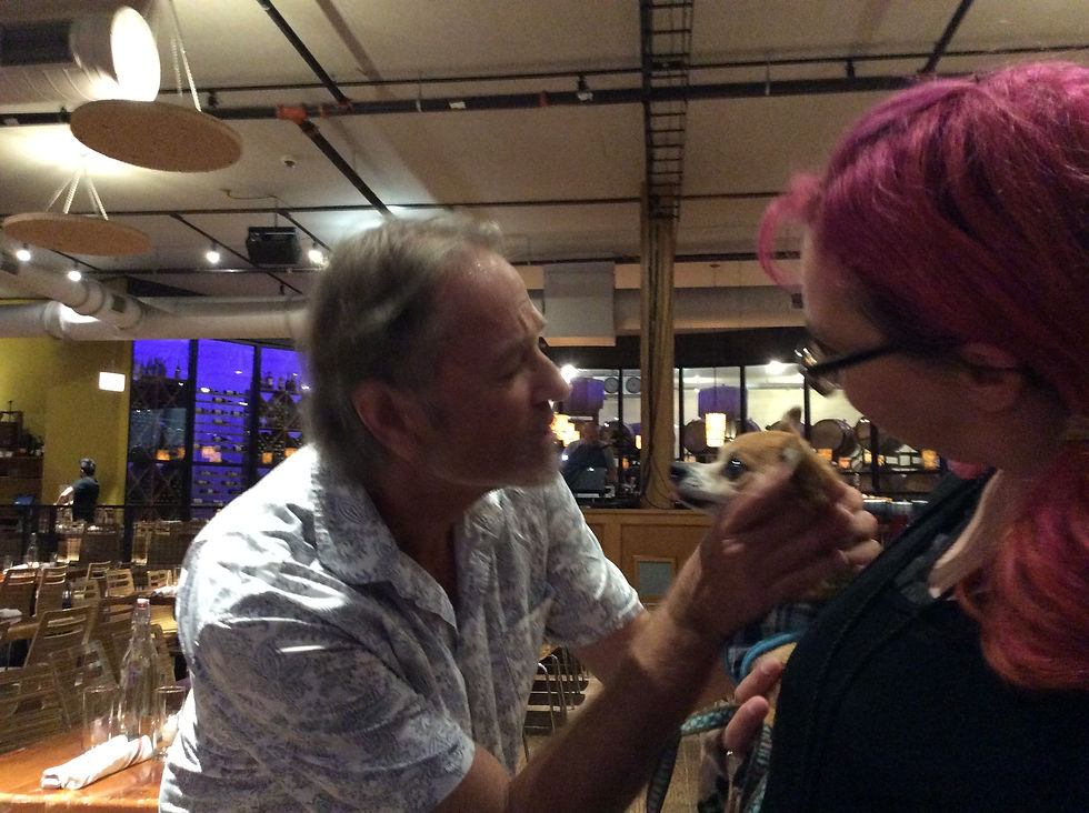 Steve Kilbey Telling Zeus To Give The New Music A Chance. He took that. to heart!