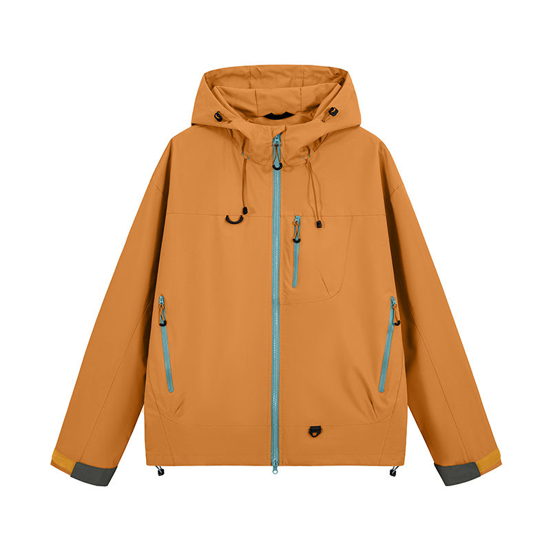 Thumbnail: Unisex Hiking Jacket Waterproof Autumn Windbreaker Ourdoor Hooded Coats Women