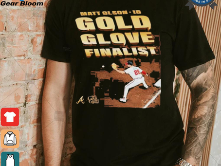 Nice Matt Olson Atlanta Braves Gold Glove Award Finalist 2024 T shirt