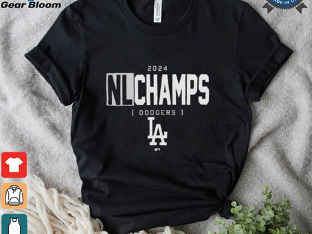 Official Los Angeles Dodgers 2024 Nl National League Champions Logo Shirt