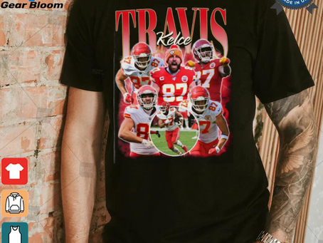 intage 90s Graphic Style Travis Kelce Shirt