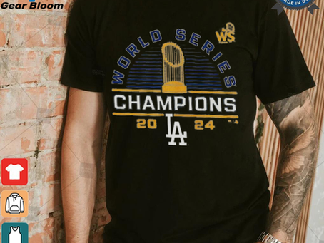 Los Angeles Dodgers Fanatics Youth 2024 World Series Champions Wild Pitch T Shirt
