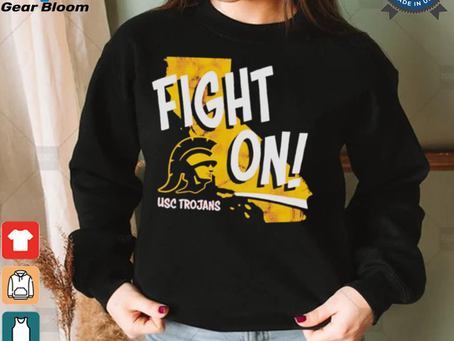 Awesome USC Trojans Fight On logo shirt