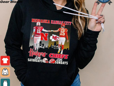 Nebraska Huskers On Saturdays X Kansas City Chiefs On Sundays Shirt