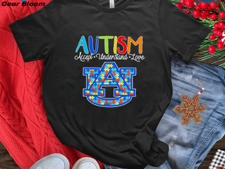 Autism accept understand love Auburn Tigers shirt