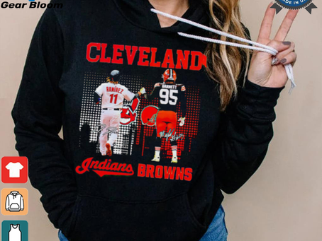 Ramirez Garrett Cleveland Guardians Browns signature shirt