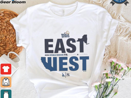 Official New York Yankees Vs. Los Angeles Dodgers Mlb Dueling 2024 World Series Shirt