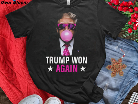 Official Trump Won Again 2024 Election Vote President 47th American Shirt