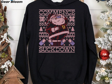Santa Commence Suckdown Holiday Ugly Christmas 2024 T shirts